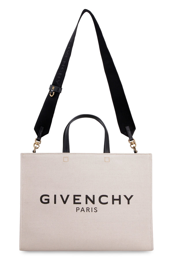 255 GIVENCHY G-TOTE MEDIUM CANVAS TOTE BAG