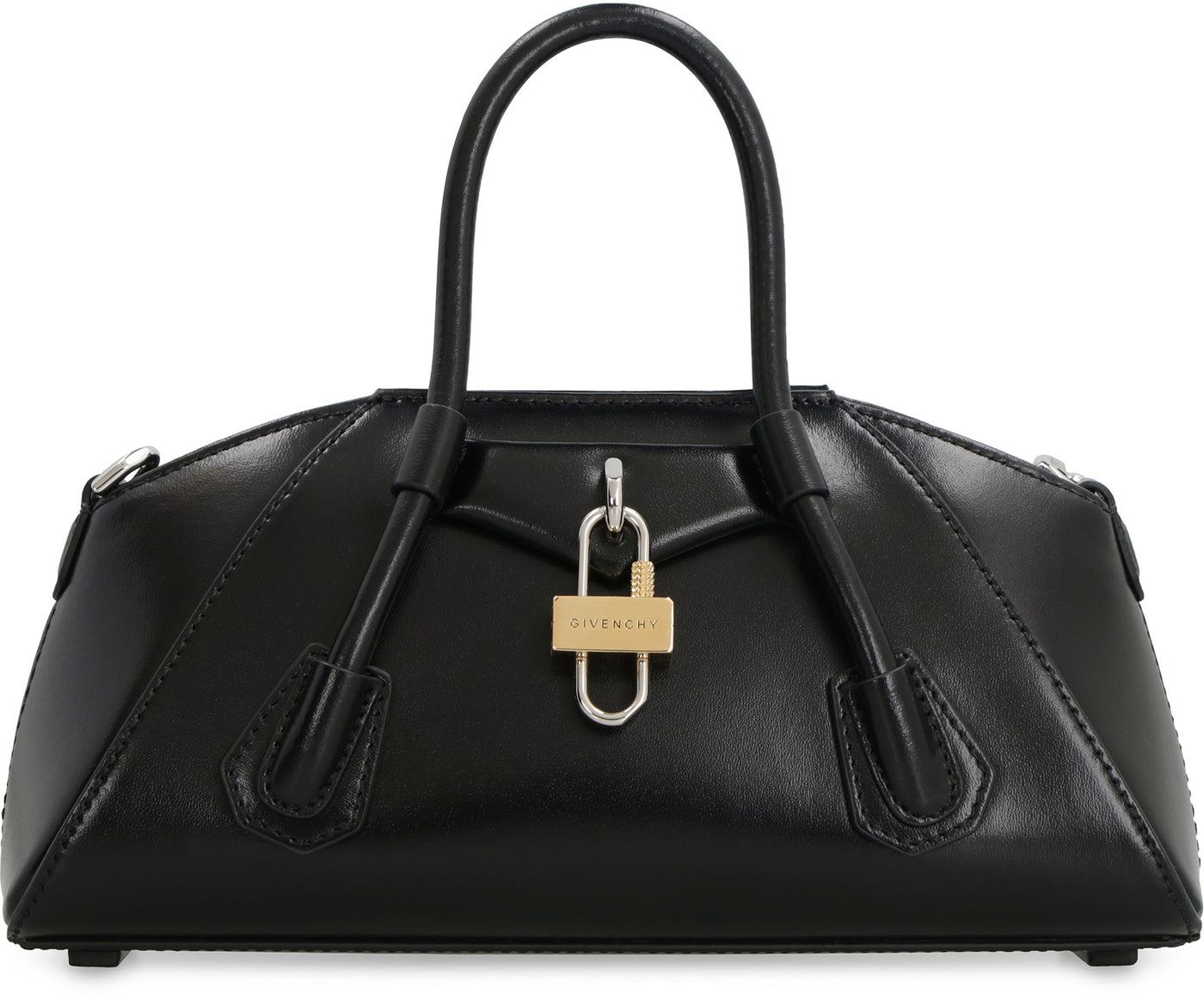 001 GIVENCHY ANTIGONA STRETCH MINI LEATHER HANDBAG