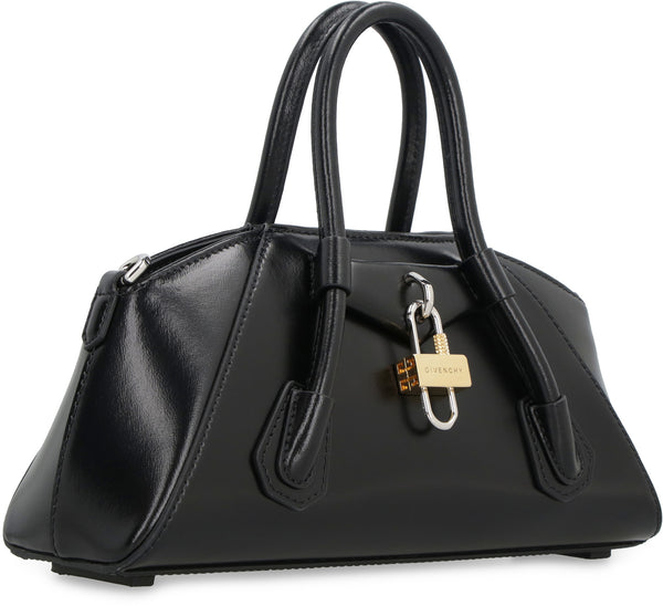 001 GIVENCHY ANTIGONA STRETCH MINI LEATHER HANDBAG