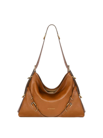 222 GIVENCHY VOYOU MEDIUM LEATHER SHOULDER BAG