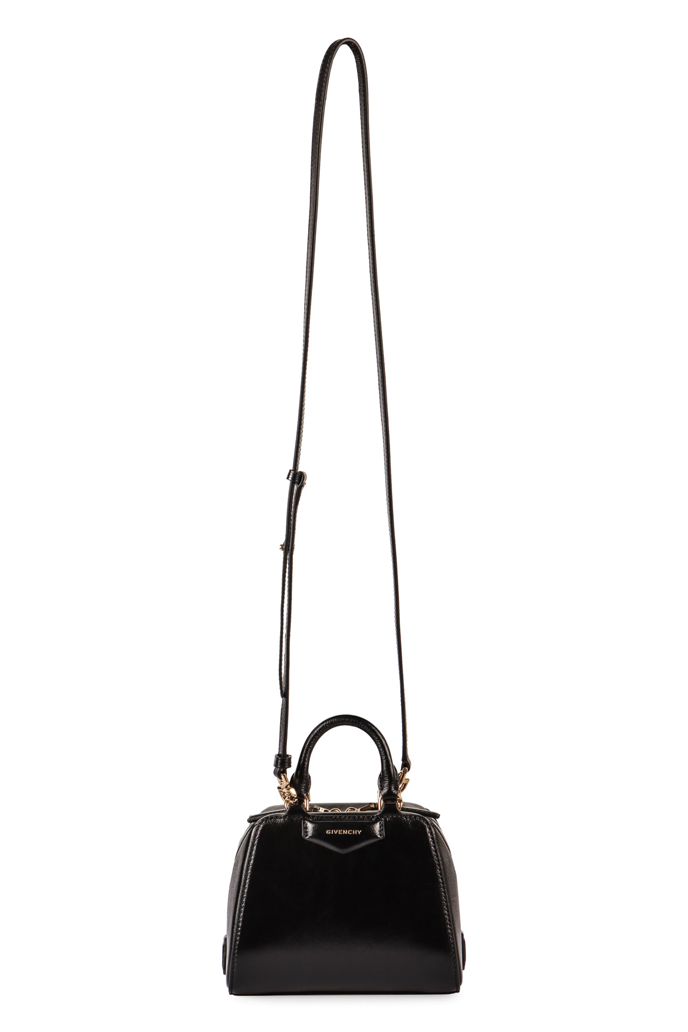 001 GIVENCHY ANTIGONA CUBE NANO LEATHER CROSSBODY BAG