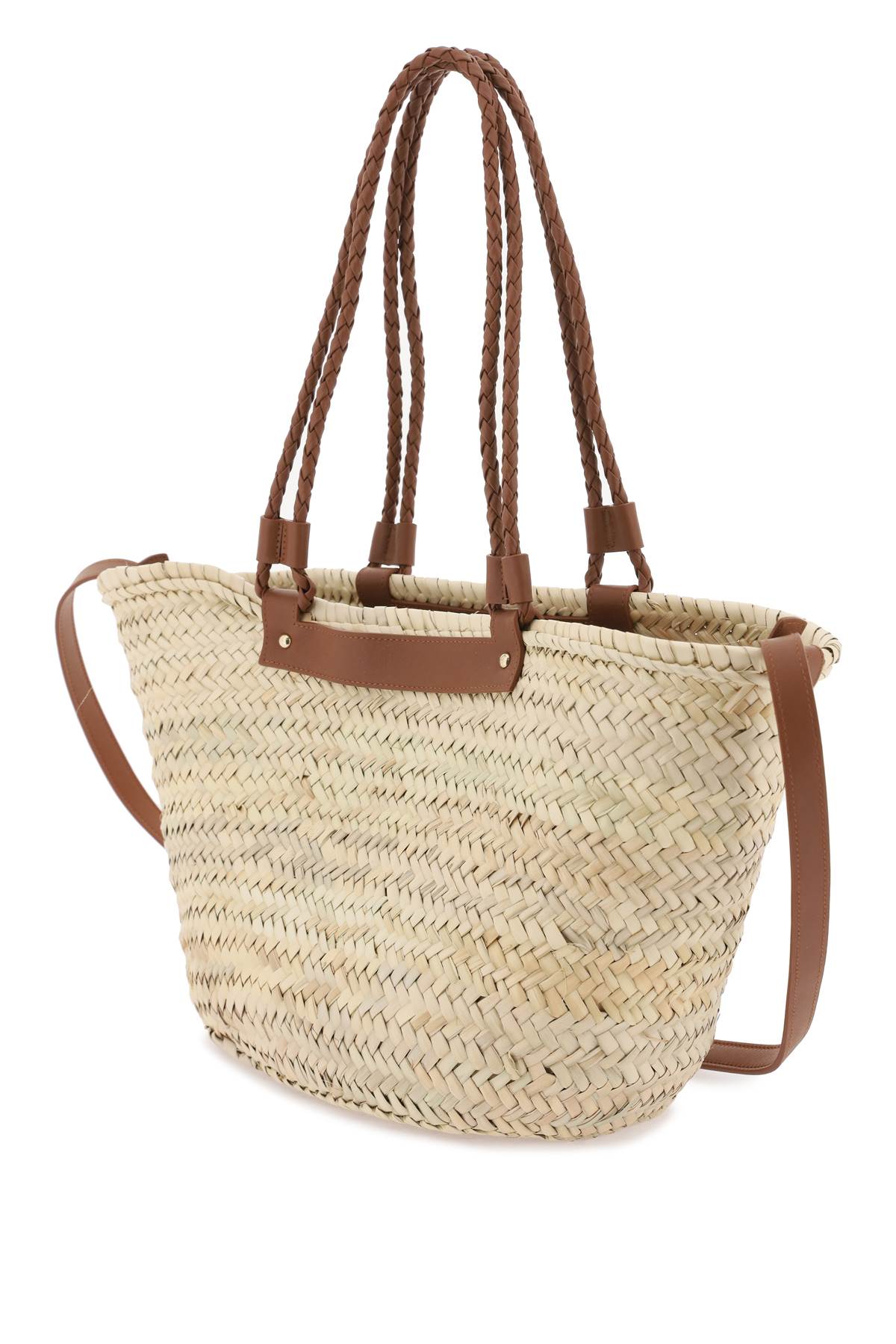 2003 CASTAÑER CASTANER LARGE WOVEN RAFFIA BASKET BAG