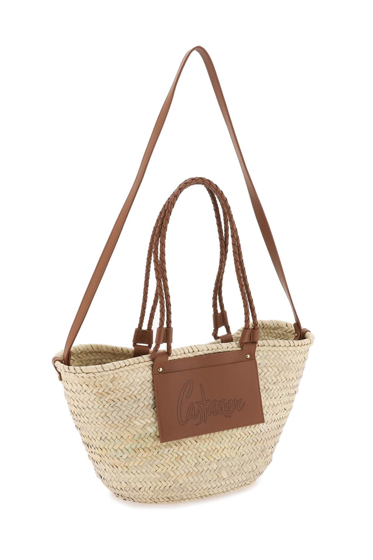 2003 CASTAÑER CASTANER LARGE WOVEN RAFFIA BASKET BAG