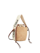 101 CHLOÉ  SMALL WOODY RAFFIA BUCKET BAG