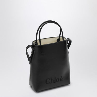 001 CHLOÉ  MICRO  SENSE BLACK TOTE BAG