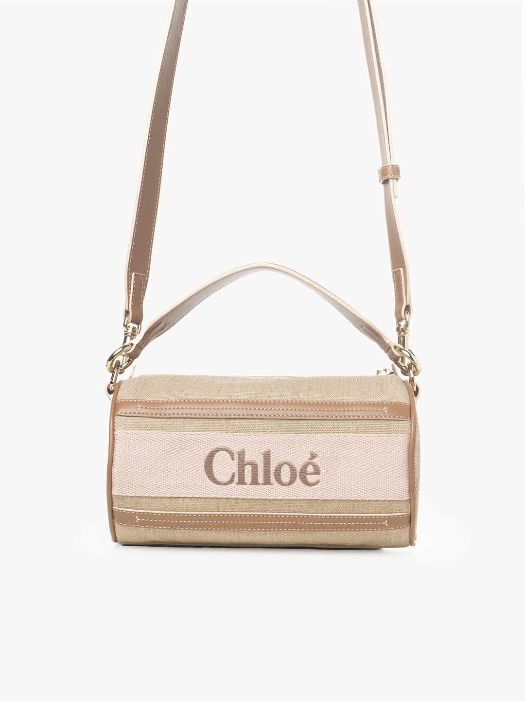 BLUSHBEIGE CHLOÉ WOODY BELT SHOULDER BAG (CHC24AS682L17) – LOZURI