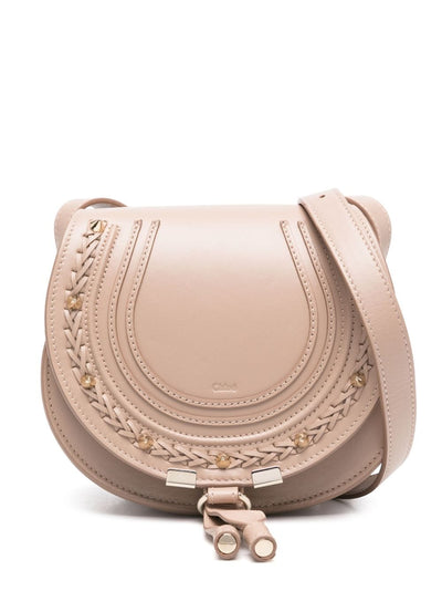 26Z CHLOÉ MARCIE SMALL SADDLE BAG WITH STUDS