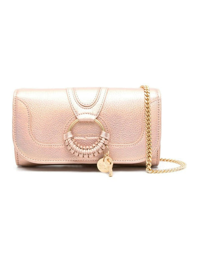 C5581C SEE BY CHLOÉ HANA LEATHER WALLET ON CHAIN