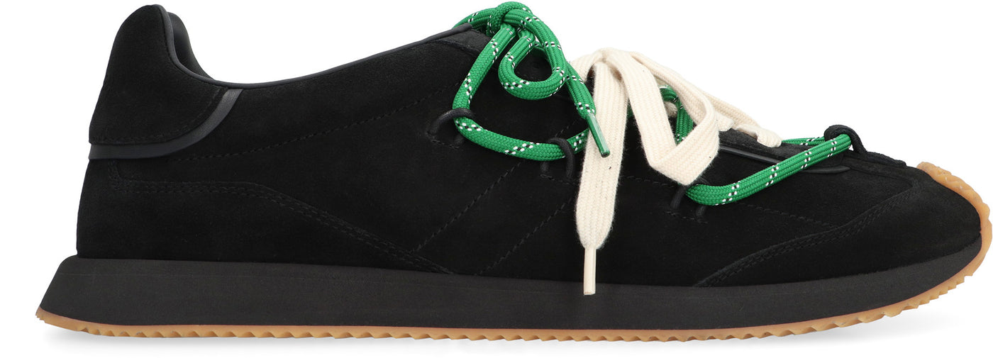 8B956 DOLCE & GABBANA DG RUNNER SUEDE SNEAKERS