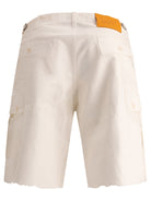 White GALLERY DEPT. "FOIL" CARGO SHORTS