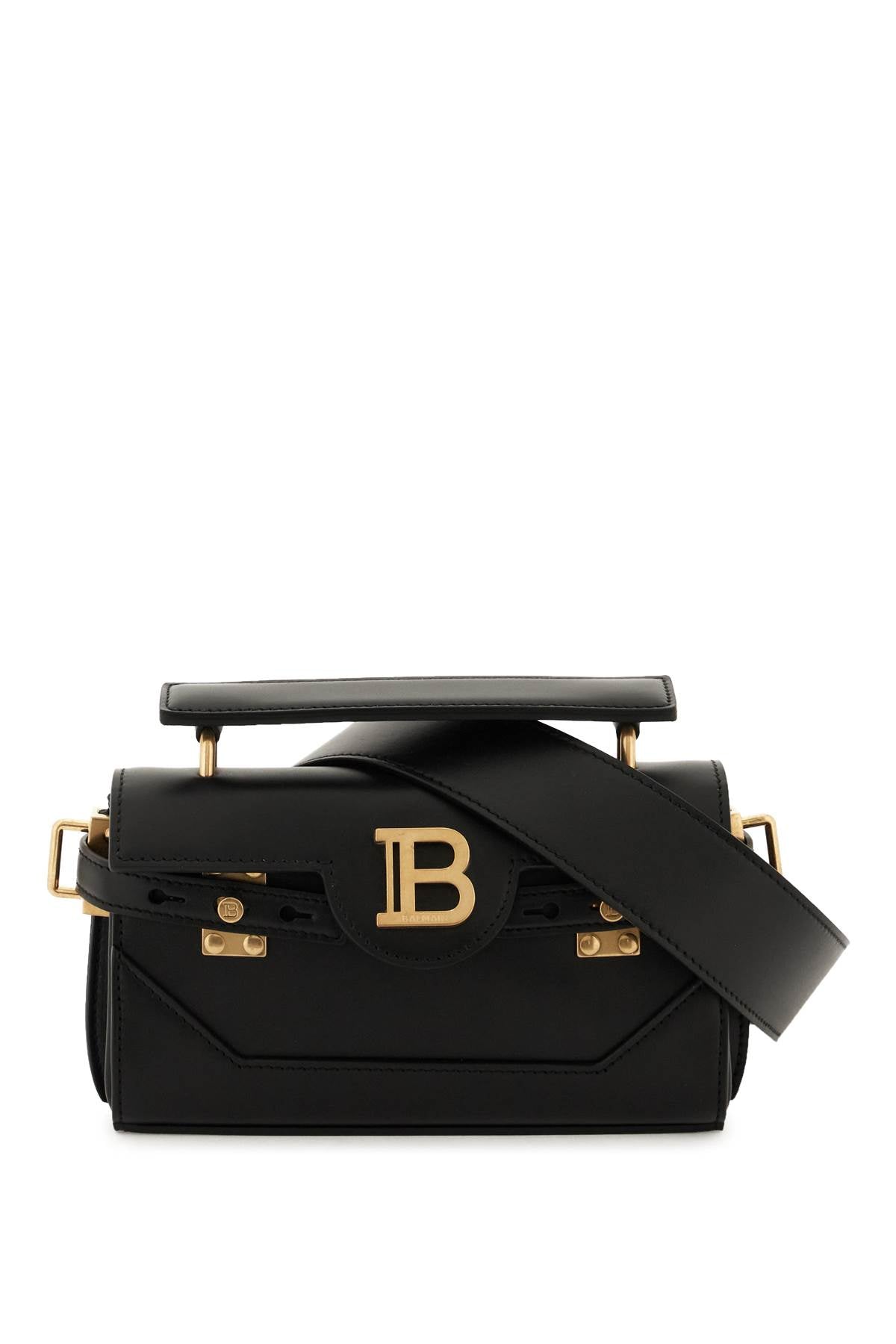 0PA BALMAIN BAGUETTE BUZZ 19 BLACK GOLDEN LOGO