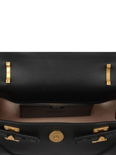 0PA BALMAIN BAGUETTE BUZZ 19 BLACK GOLDEN LOGO