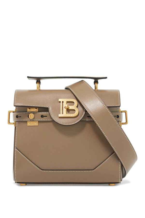 8AG BALMAIN BUZZ 23 TAUPE BAG GOLDEN LOGO