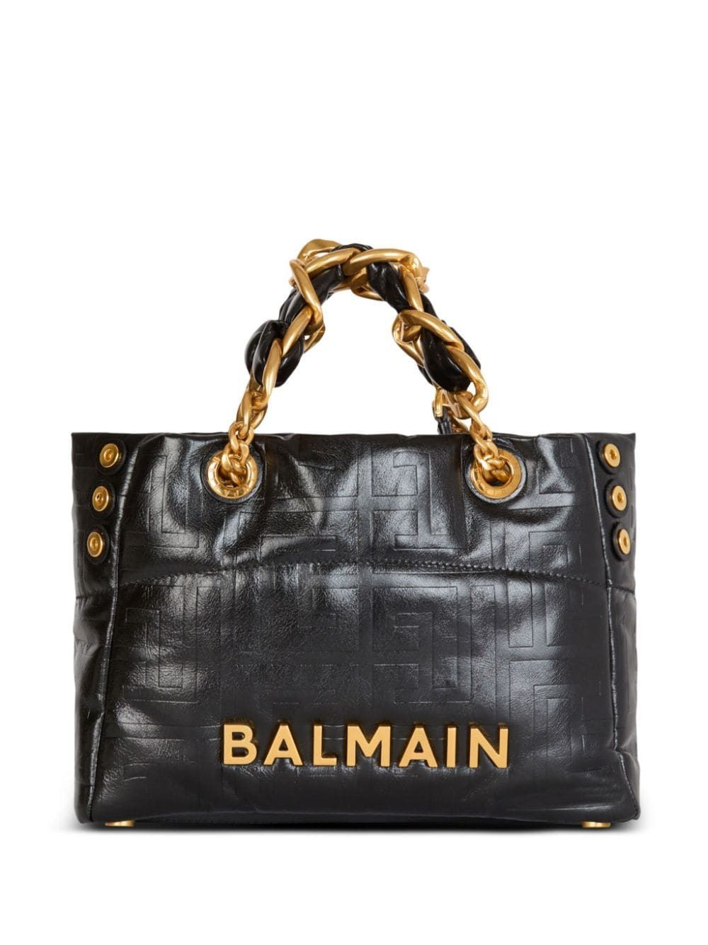 0PA BALMAIN 1945 SOFT CABAS SMALL TOTE BAG