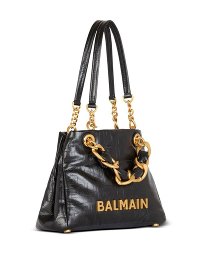 0PA BALMAIN 1945 SOFT CABAS SMALL TOTE BAG