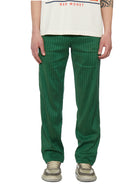 Green RHUDE PANTALONE IN MISTO LINO