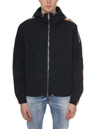 Black DSQUARED2 JACKET WITH HOOD