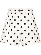 FSFNMHWZRN DOLCE & GABBANA DOTS PRINT COTTON SHORTS