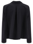 Black MARNI A-LINE CADY JACKET WITH BACK PLEAT