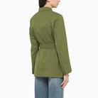 35465 GOLDEN GOOSE  PESTO SINGLE-BREASTED JACKET WITH BELT