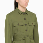 35465 GOLDEN GOOSE  PESTO SINGLE-BREASTED JACKET WITH BELT