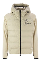 21I MONCLER GRENOBLE PADDED SWEATSHIRT WITH ZIP