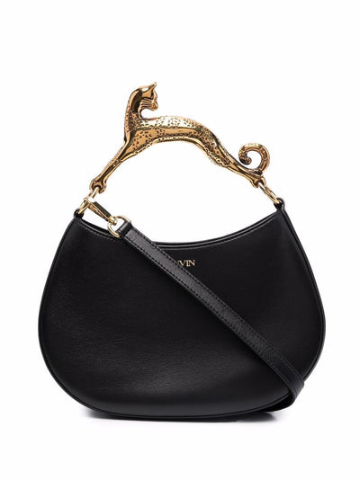 10 LANVIN LANVIN HOBO BAG WHIT CAT HANDLE