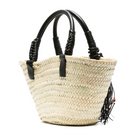 MAT0016110 ALANUI INTERWOVEN RAFFIA BAG WITH TASSEL CHARM