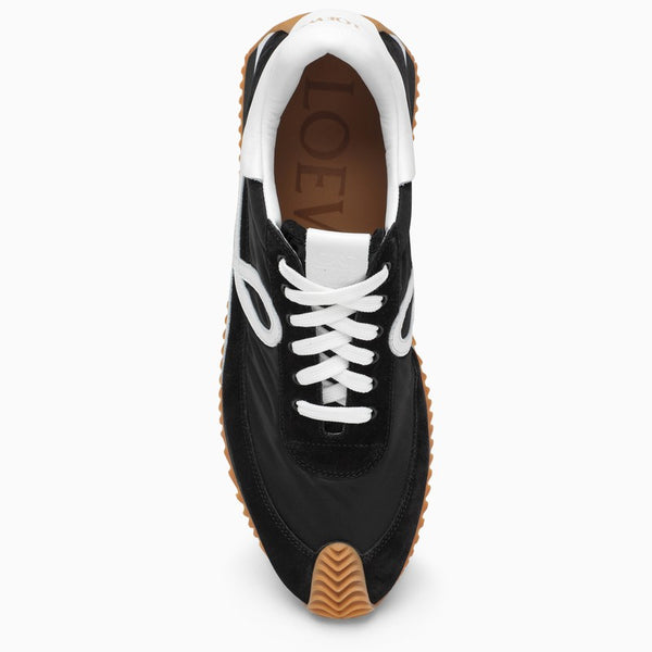 1102 LOEWE  BLACK/WHITE FLOW RUNNER SNEAKERS