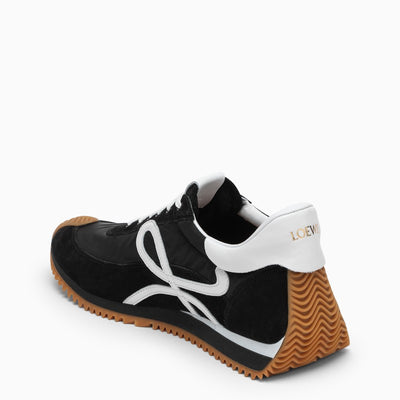 1102 LOEWE  BLACK/WHITE FLOW RUNNER SNEAKERS