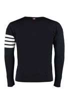 415 THOM BROWNE MERINO WOOL CREW-NECK SWEATER