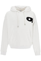 0110 OFF-WHITE HOODED SWEATSHIRT WITH SHARED