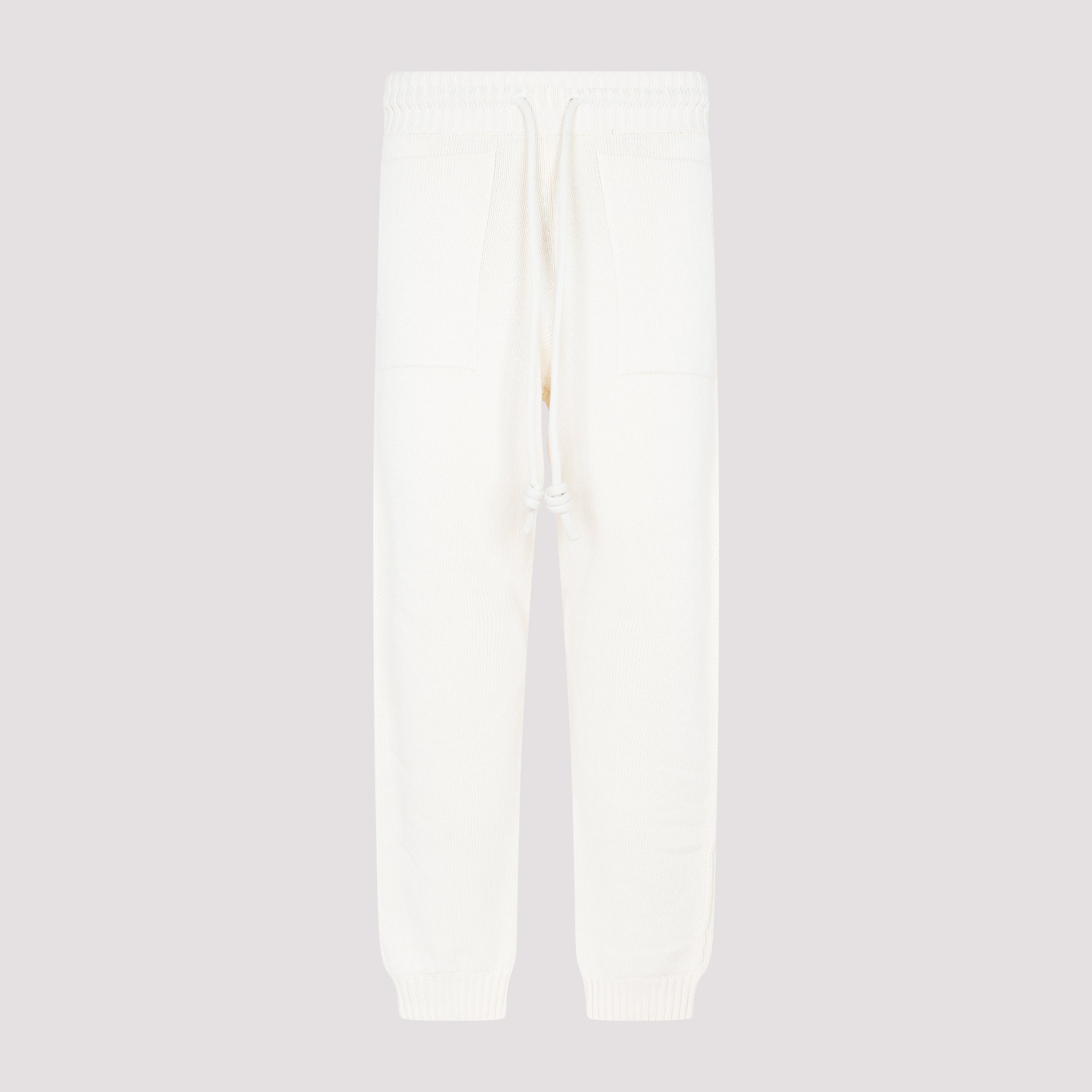 6161 OFF-WHITE OFF-WHITE 3D DIAG KNIT PANTS