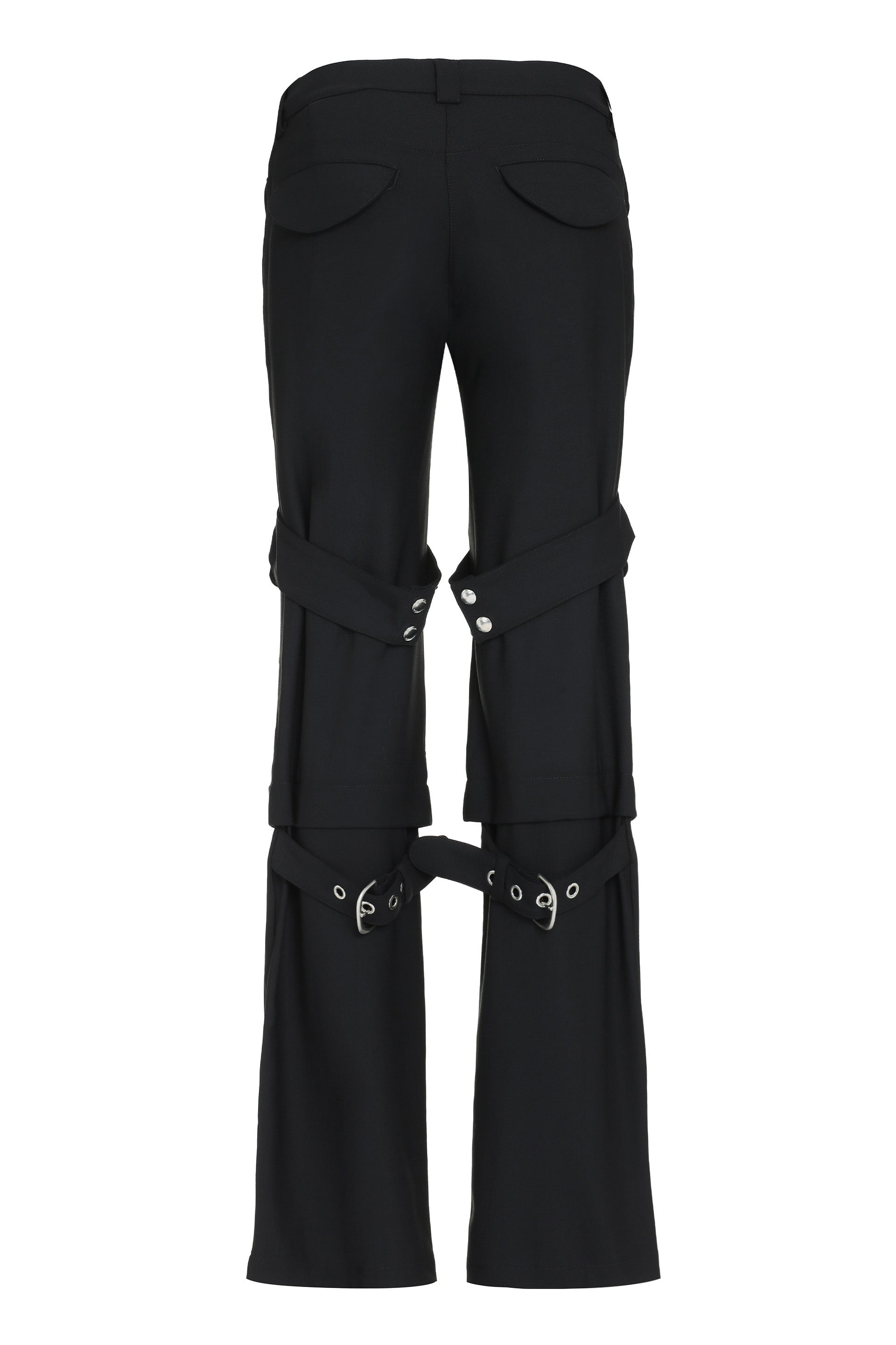 1000 OFF-WHITE WOOL CARGO TROUSERS