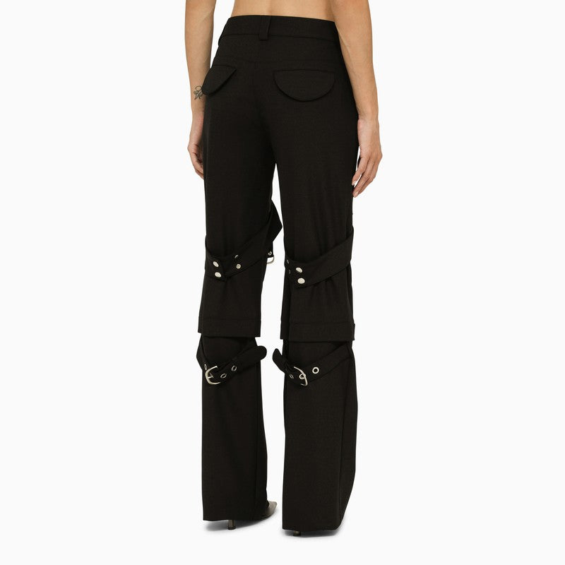 1000 OFF-WHITE WOOL CARGO TROUSERS