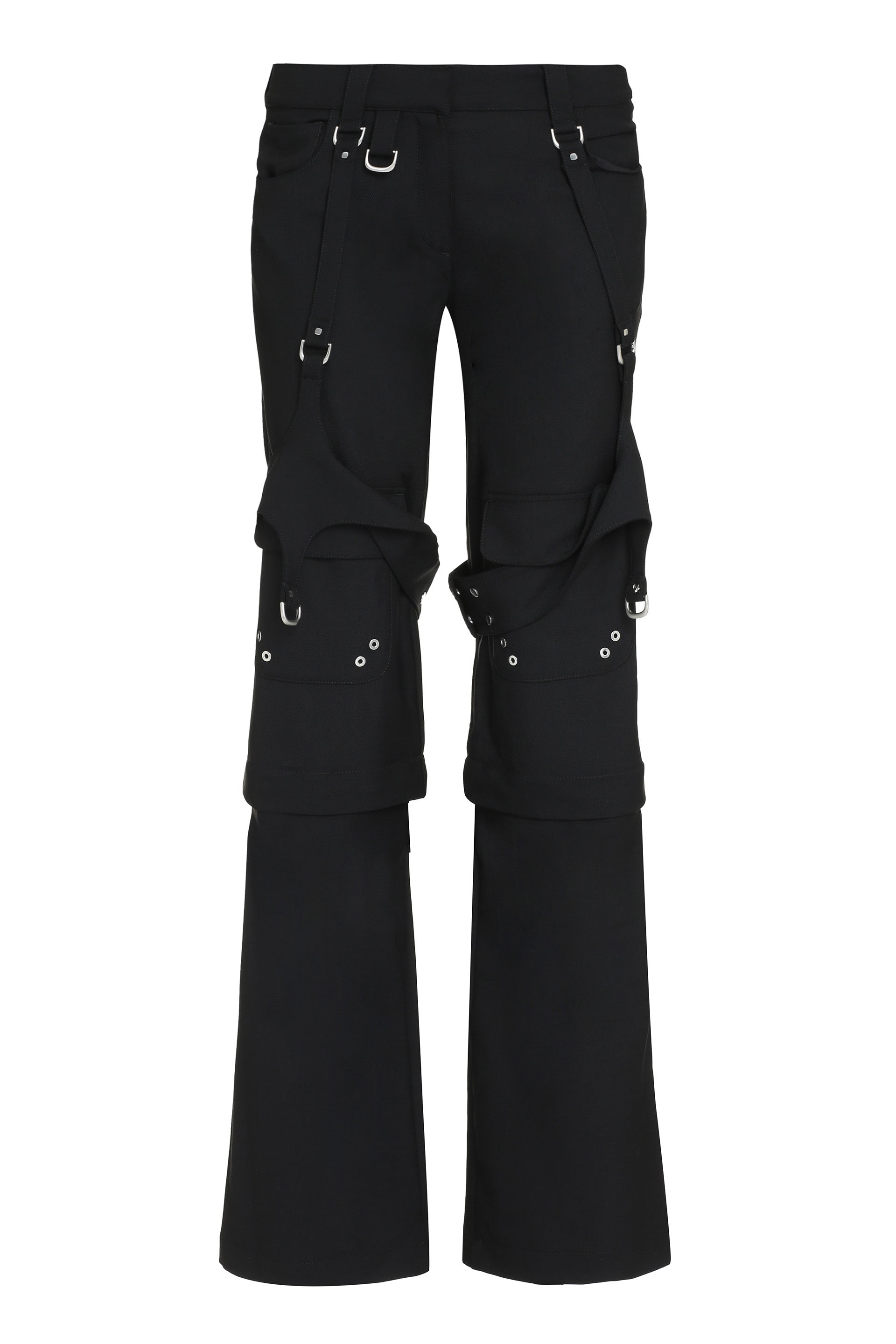 BLACK OFF-WHITE CARGO PANTS (OWCF020F23FAB001) – LOZURI