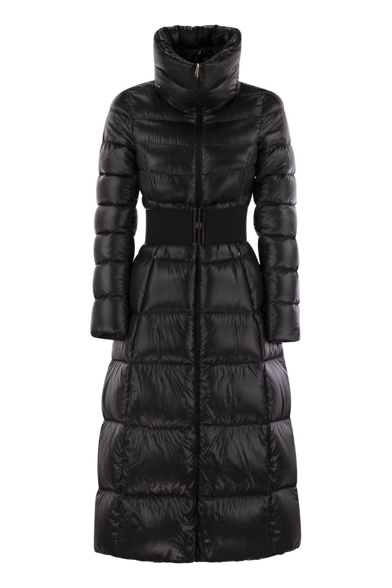 9300 HERNO LONG DOWN JACKET WITH HIGH BELT