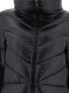 Black HERNO "CHEVRON" DOWN COAT