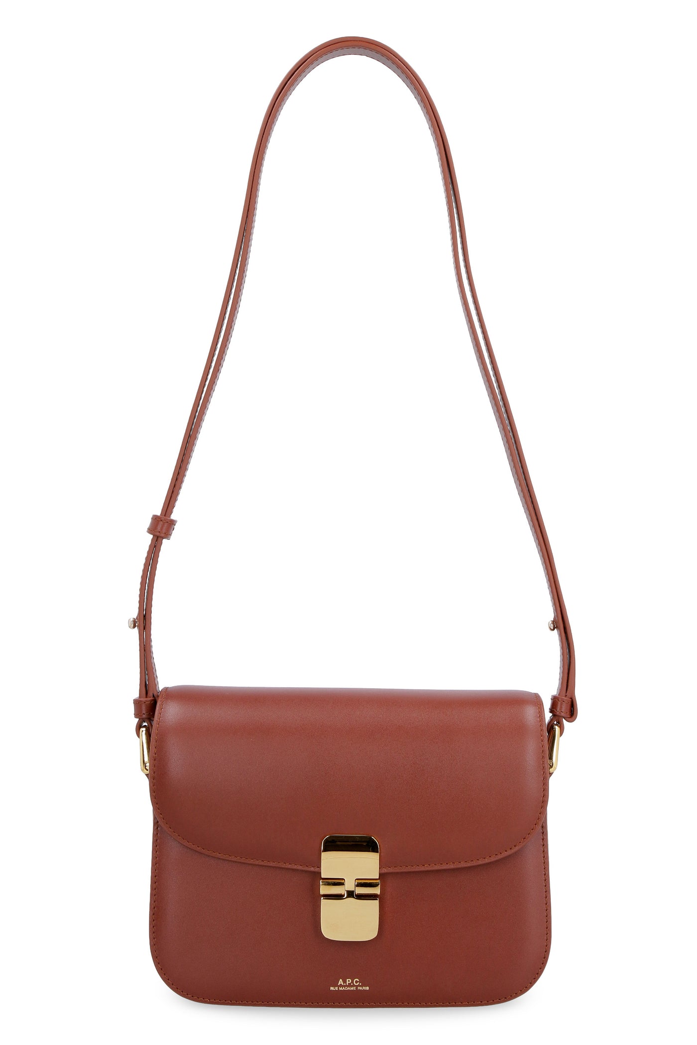 CAD A.P.C. GRACE LEATHER CROSSBODY BAG