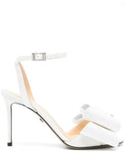 SATINWHITE MACH & MACH LE CADEAU SATIN PUMPS