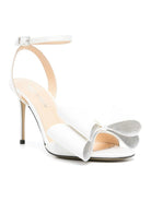 SATINWHITE MACH & MACH LE CADEAU SATIN PUMPS