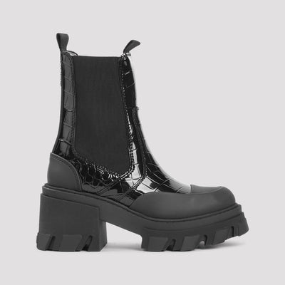 099 GANNI CLEATED MID CHELSEA BOOTS 