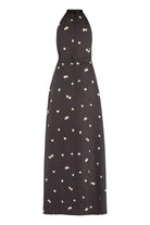 62331 ASPESI POLKA DOT PRINT LONG DRESS