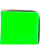 BLUEGREEN COMME DES GARÇONS WALLET COLOR BLOCK LEATHER WALLET.