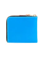 BLUEGREEN COMME DES GARÇONS WALLET COLOR BLOCK LEATHER WALLET.