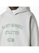 HG 1989 STUDIO  SAINT HONORE ATHLETICS HOODIE HEATHER GREY