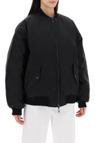 BLK WARDROBE.NYC  REVERSIBLE BOMBER JACKET