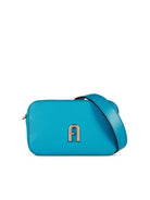 BLUE FURLA PRIMULA LOGO CROSSBODY BAG