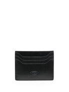 9999 Tod's BLACK CALF LEATHER LOGO HOLDER