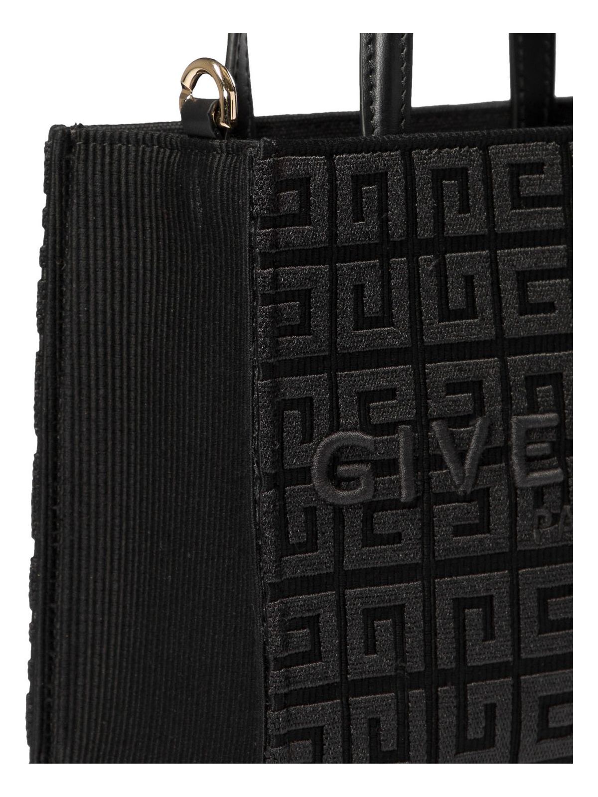 Black GIVENCHY "G-TOTE MINI" HANDBAG